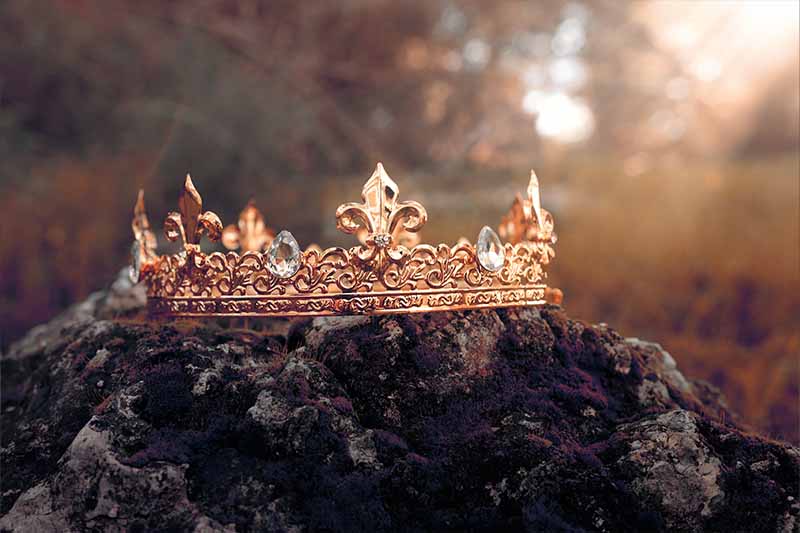 Krone på en sten i forbindelse med nicking the jewels
